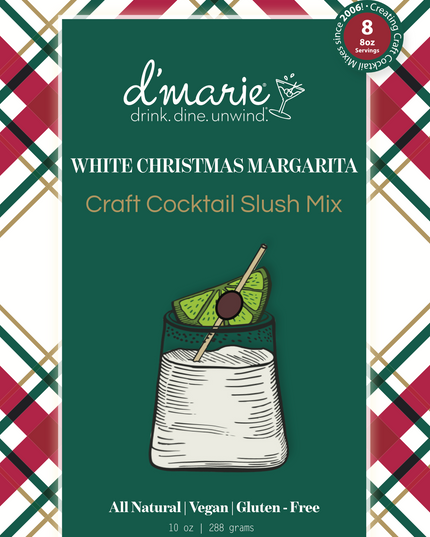 White Christmas Margarita Craft Cocktail Slush Mix