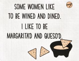 Funny Swedish Dishcloths - Magarita'd & Queso'd image 0