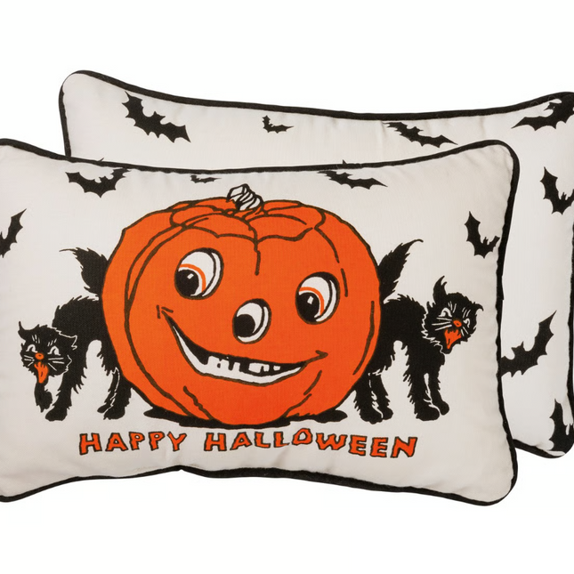 Happy Halloween Vintage Pillow image 0