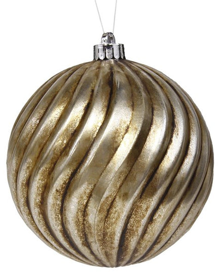 150Mm Antique Wash Swirl Ball image 0