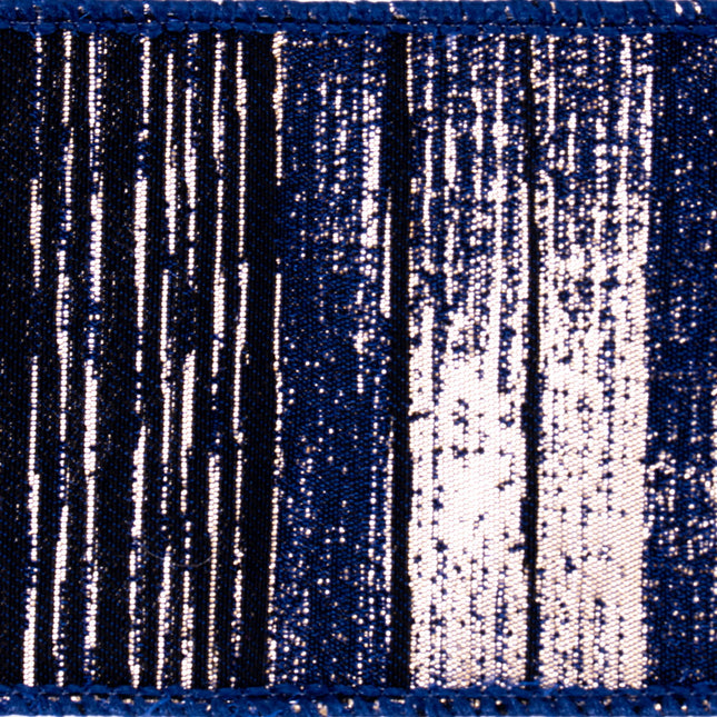 Navy/Gold Abstract Line Ribbon image 1