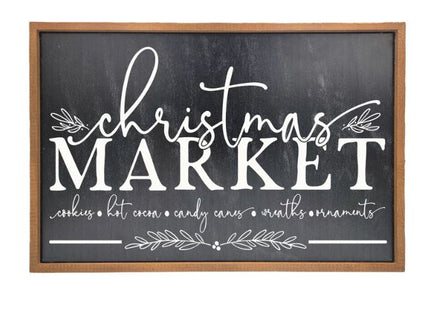 Christmas Market Farmhouse Sign