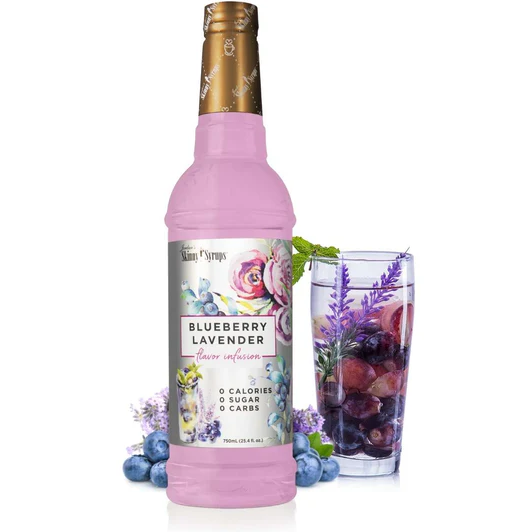 Sugar Free Blueberry Lavender Skinny Syrup image 0