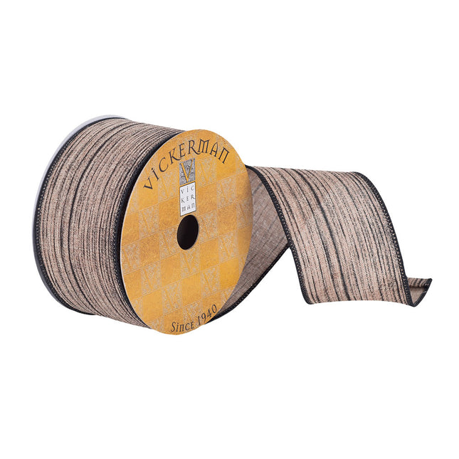 Green Woven Dupion Ribbon image 0