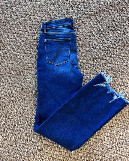 Distressed Hem Bootcut Judy Blue Jeans image 1