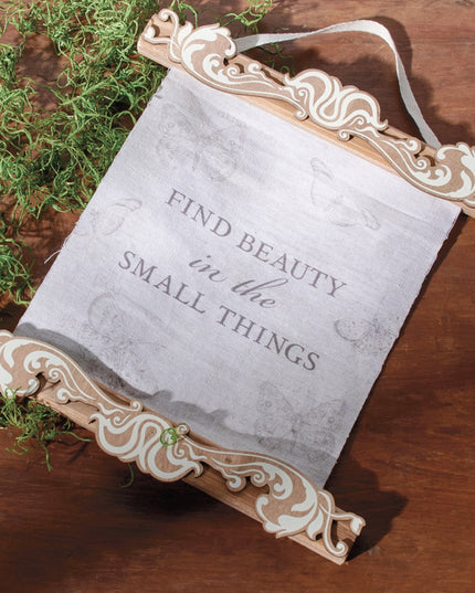 Find Beauty in the Small Things Hanging Decor image 0