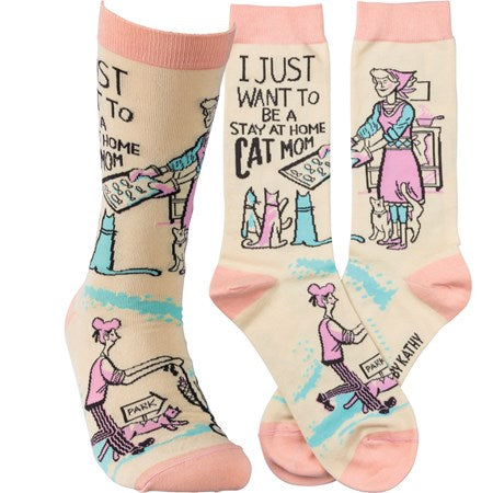 Cat Mom Socks image 0