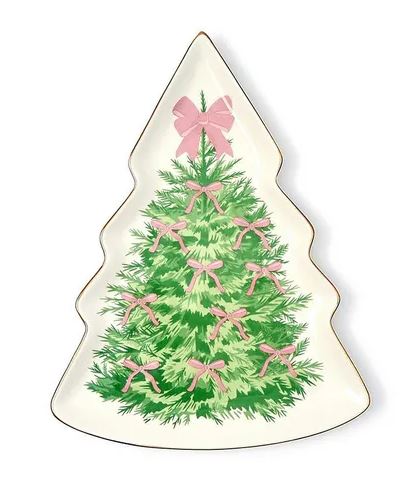 Bow-tiful Christmas Tree Plate