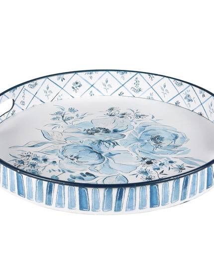 Blue Florals Tray image 0