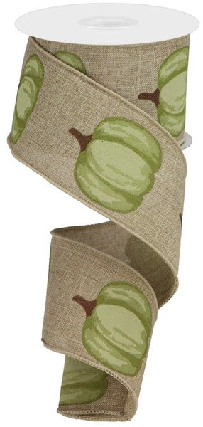 2.5" x 10yd Pumpkin On Royal image 0