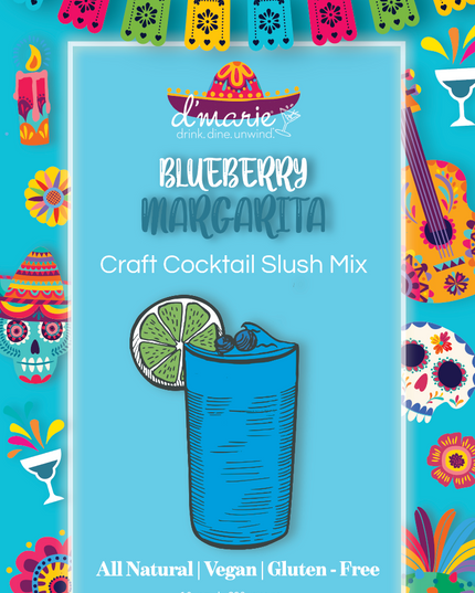 Blueberry Margarita Craft Cocktail Slush Mix