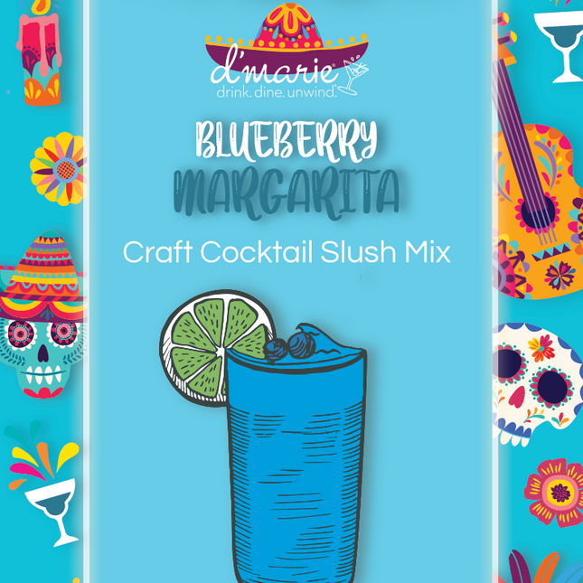 Blueberry Margarita Craft Cocktail Slush Mix