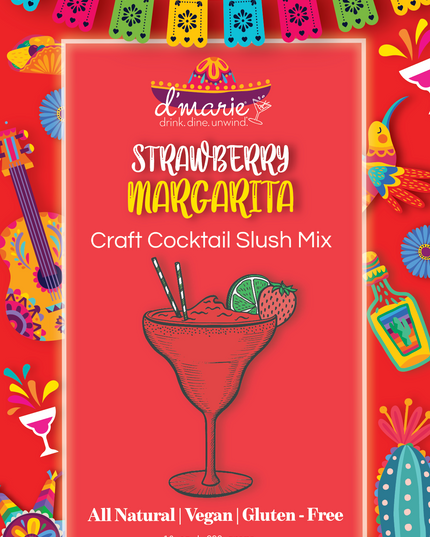 Strawberry Margarita Craft Cocktail Slush Mix