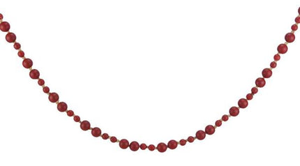 Mixed Size Round Wood Bead Garland