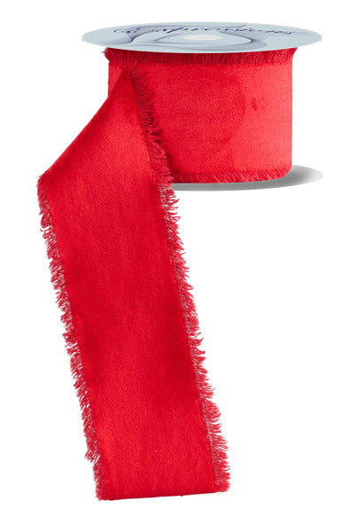 Frayed Edge Velvet - 2.5" x 10 yds