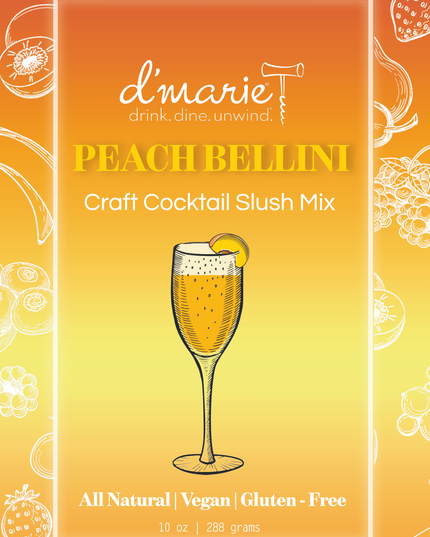 Peach Bellini Craft Cocktail Slush Mix