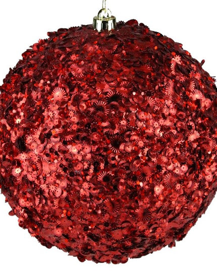 150Mm Flower Sequin Ball Ornament