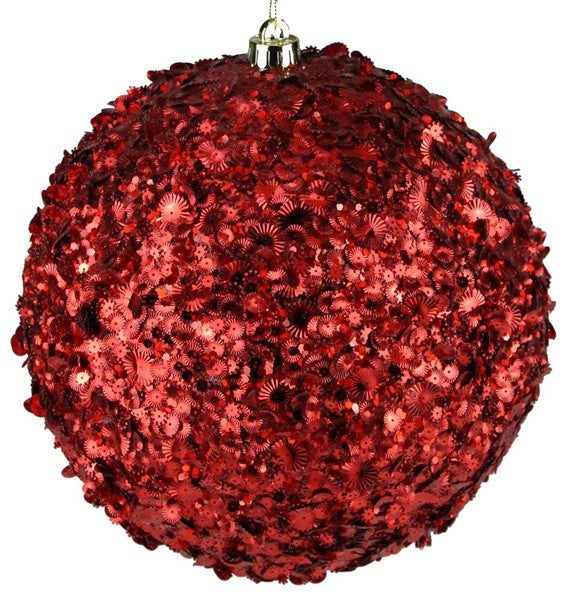 150Mm Flower Sequin Ball Ornament