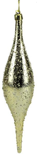 9" Long Ice Finial Ornament