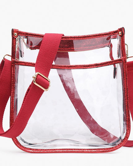 Jen+Co Posie Clear Purse - Multiple Color Options image 2