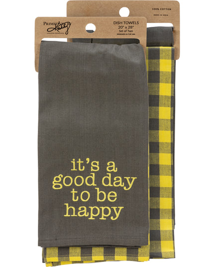 Be Happy Kitchen Towel Set image 0