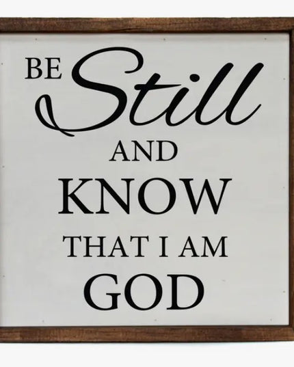 Be Still & Know image 0