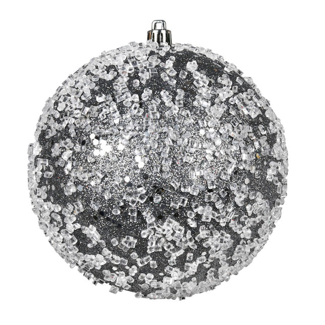 Pewter Glitter Hail Ball image 0