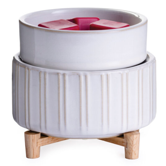 Ceramic & Wood 2-in-1 Classic Fragrance Warmer image 0