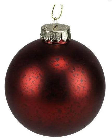 100mm Antique Look Seamless Ball Ornament