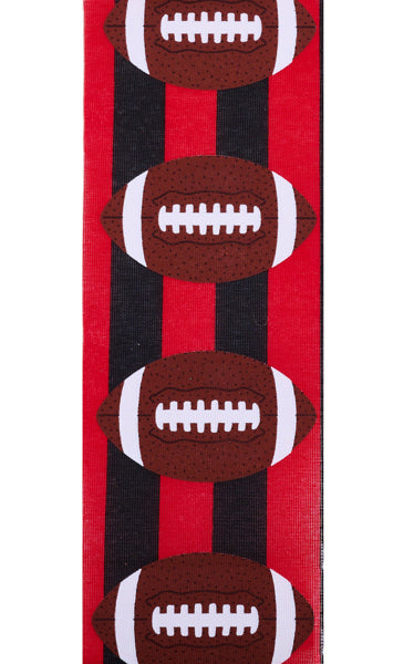 2.5" x 10yd Footballs On Royal image 0