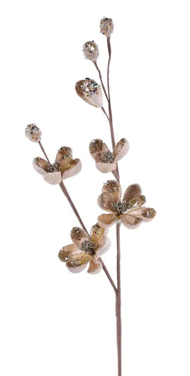 34"L Wild Mini Magnolia Spray