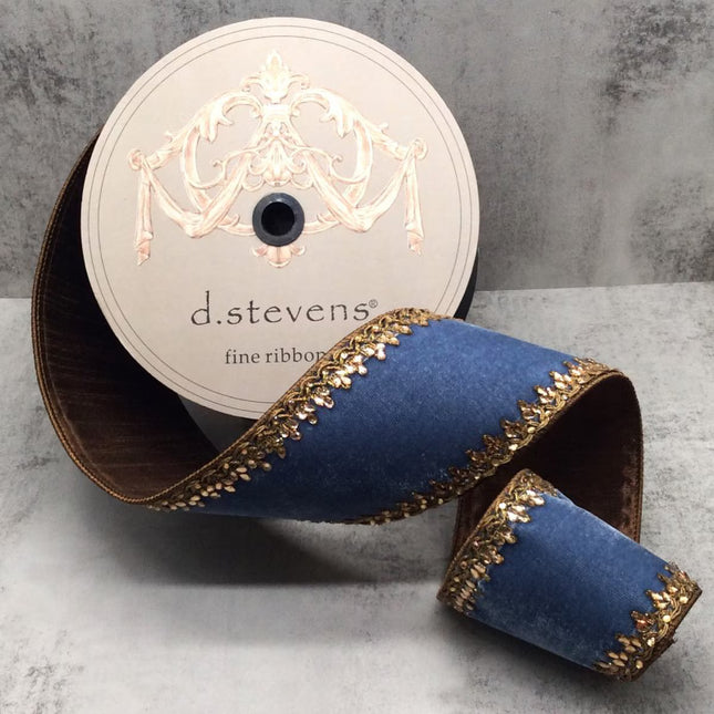 4" x 10yds velvet countessa scallop jewel trim