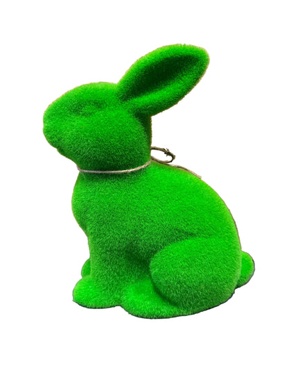 Flocked Sitting Rabbit