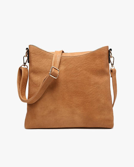 Emma 3 Compartment Crossbody w/ Snap Closure Purse