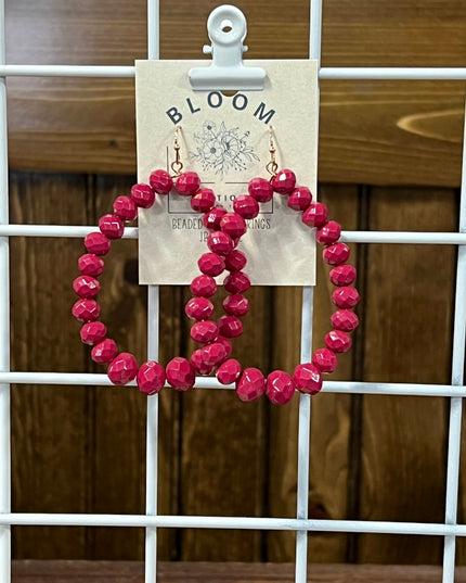 Beaded Earrings - Multiple Color Options image 1