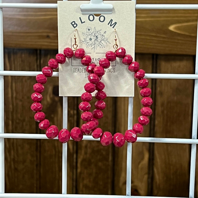 Beaded Earrings - Multiple Color Options image 1
