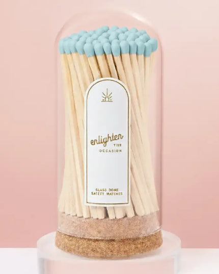 Corked Glass Dome with Matches