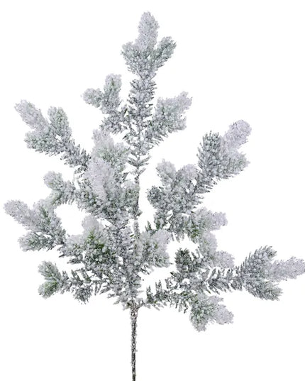 22"L Snow Spruce Spray