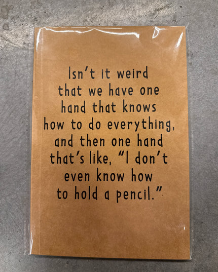 Isn't It Weird Notebook