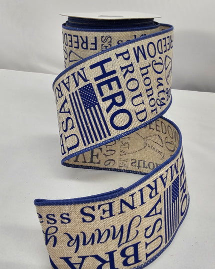 2.5"x10Y Marines Service Ribbon image 0