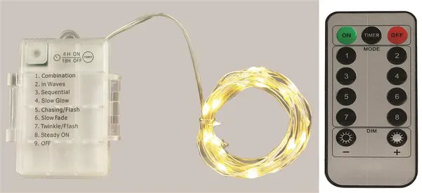 16'L Mini Led 40 Light, Warm White