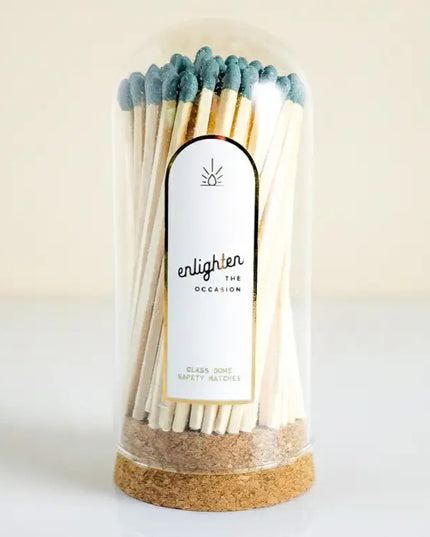 Corked Glass Dome with Matches