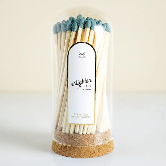 Corked Glass Dome with Matches