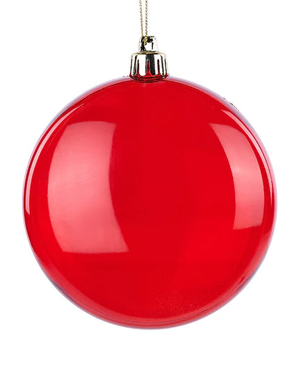 100mm Clear Spray Finish 2D Disc Ornament