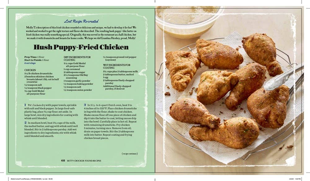 Betty Crocker Found Recipes: Betty Crocker