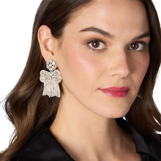 Beaded Holiday Earrings