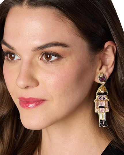 Beaded Holiday Earrings