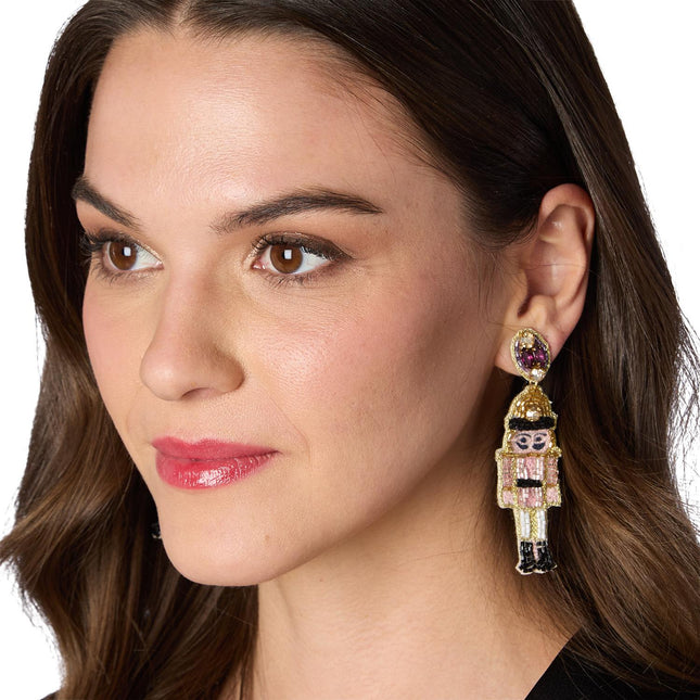 Beaded Holiday Earrings
