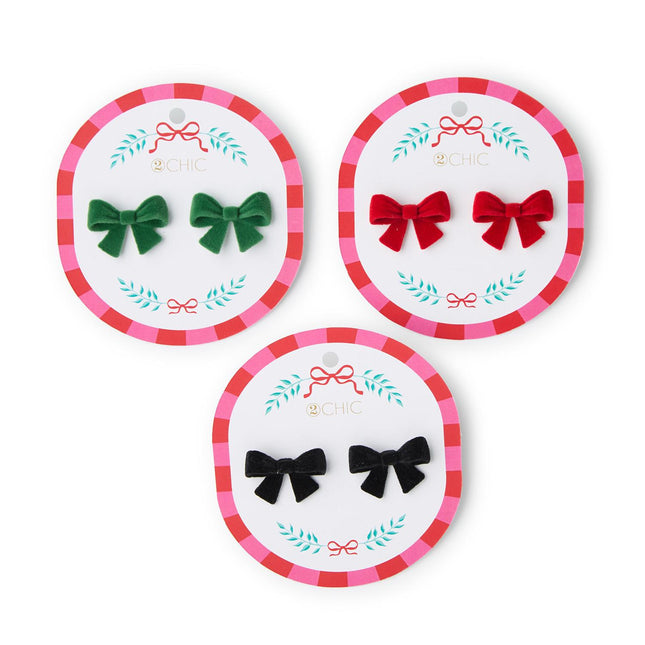Bow Holiday Earrings
