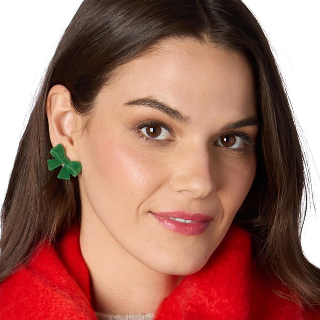 Bow Holiday Earrings